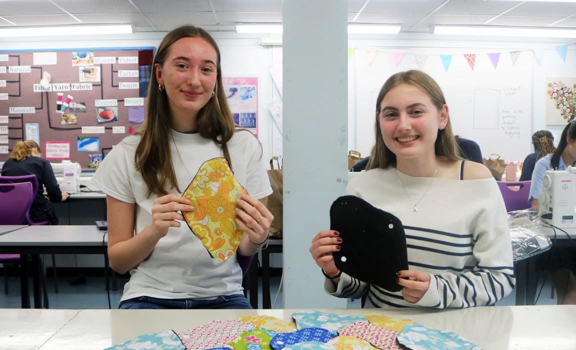 St Swithun’s students join the fight against period poverty